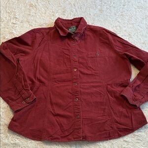 Woolrich Red Extra Large Cotton Long Sleeve Shirt